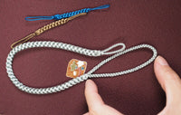 正絹製懐中時計の紐　艶よく柔らかいシルク製のポケットウォッチストラップ silk pocket watch straps