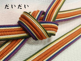 Obijime cord, obi cord/ Silk Obijime/Twilled Bamboo Braid, Armored, XL size (Long)