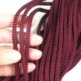纯丝kimihimo D（厚）红棕色 [批量销售] 34米编织绳，价格便宜