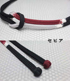 Obijime cord, obi cord/ Silk Obijime/ Hirakara Set, 3-Tiered Gradation with Odamaki Tassel, XL Size (Long)