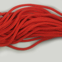 Pure silk braided cord E (extra thick) persimmon color [Bulk sale] 25m braided cord of a bargain