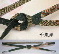纯丝Obijime，Jinaiki-gumi，LL尺寸（长）。