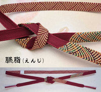 Obijime cord, obi cord/ Silk Obijime/ Jinaiki Set, Medium Size (Standard Length)