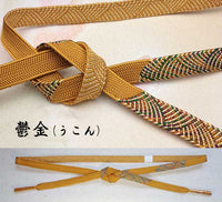 纯丝Obijime，Jinaiki-gumi，M号（常规长度）。