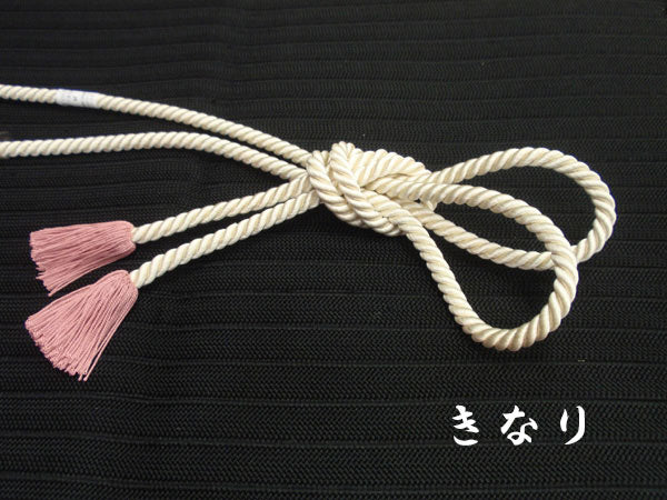 纯丝带子，Kanze-gumi，M尺寸（Namishaku）。