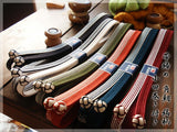 Obijime cord, obi cord/ Silk Obijime/, Kakucho Set with a Striped Odamaki Tassels, Medium Size (Standard Length)