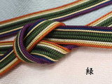 Obijime cord, obi cord/ Silk Obijime/Twilled Bamboo Braid, Armored, Medium Size (Standard Length)