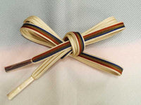 Obijime cord, obi cord/ Silk Obijime/Twilled Bamboo Braid, Four Stripes, Medium Size (Standard Length)