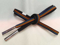 Obijime cord, obi cord/ Silk Obijime/Twilled Bamboo Braid, Four Stripes, XL Size (Long)