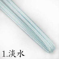 Pure Silk Obijime, Yurugi (Crown Braid), Medium Size (Standard Length)