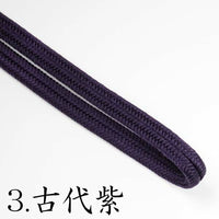 Pure Silk Obijime, Yurugi (Crown Braid), Medium Size (Standard Length)
